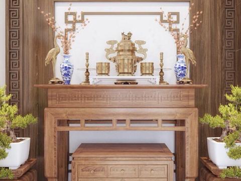 4 cách trưng bày bàn thờ chung cư đúng phong thủy của người việt