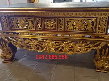 Sập thờ rồng trầu