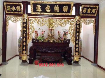 Không gian phòng thờ