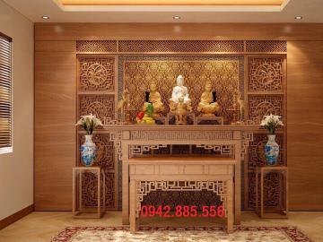 Không gian thờ nhà biệt thự