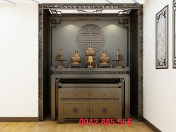 Không gian thờ nhà chung cư biệt thự