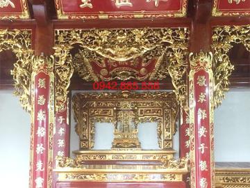 Bộ hoành phi câu đối cột