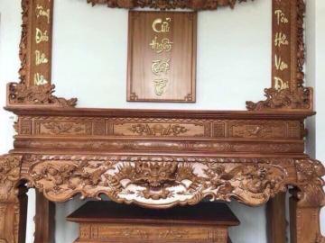 Top 100 mẫu sập thờ đẹp cho không gian thờ truyền thống