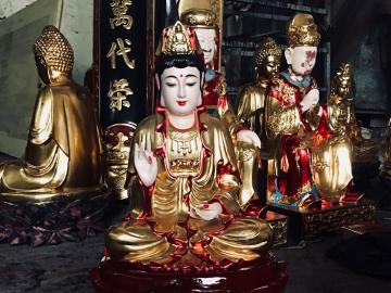 Mẫu 100 tượng gỗ đẹp bởi nghệ nhân làng nghề Sơn Đồng