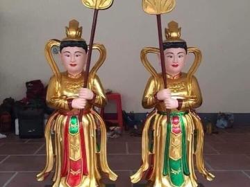 Sơn Đồng, làng nghề chế tác tượng Cô, tượng Cậu