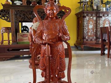 Nghệ nhân Sơn Đồng chế tác tượng La Hán (đủ 18 vị)