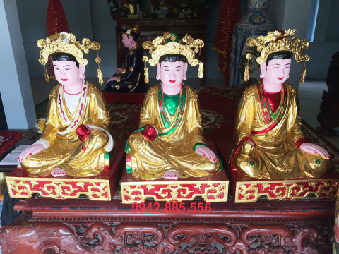 Chuyên chế tác tượng Tam Tòa Thánh Mẫu tại Sơn Đồng