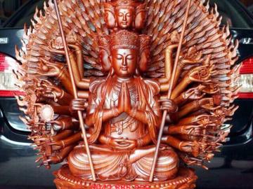 Mẫu 100 tượng gỗ đẹp bởi nghệ nhân làng nghề Sơn Đồng