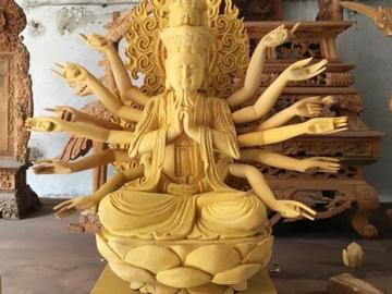 Mẫu 100 tượng gỗ đẹp bởi nghệ nhân làng nghề Sơn Đồng