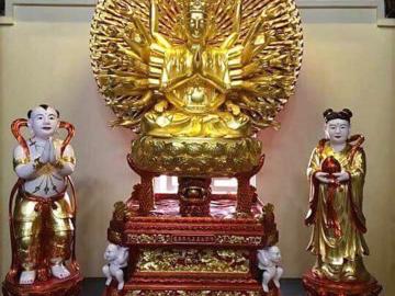 Tượng phật bà kim đồng ngọc nữ