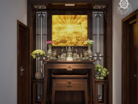 Bàn thờ chung cư cần tránh hung hướng cát