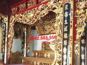 Mẫu cửa võng hồng trĩ sơn son đẹp