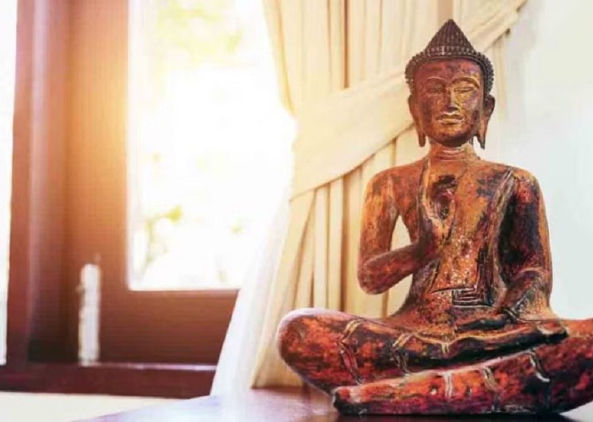 Tượng Phật tạo không gian linh thiêng và tịnh tâm